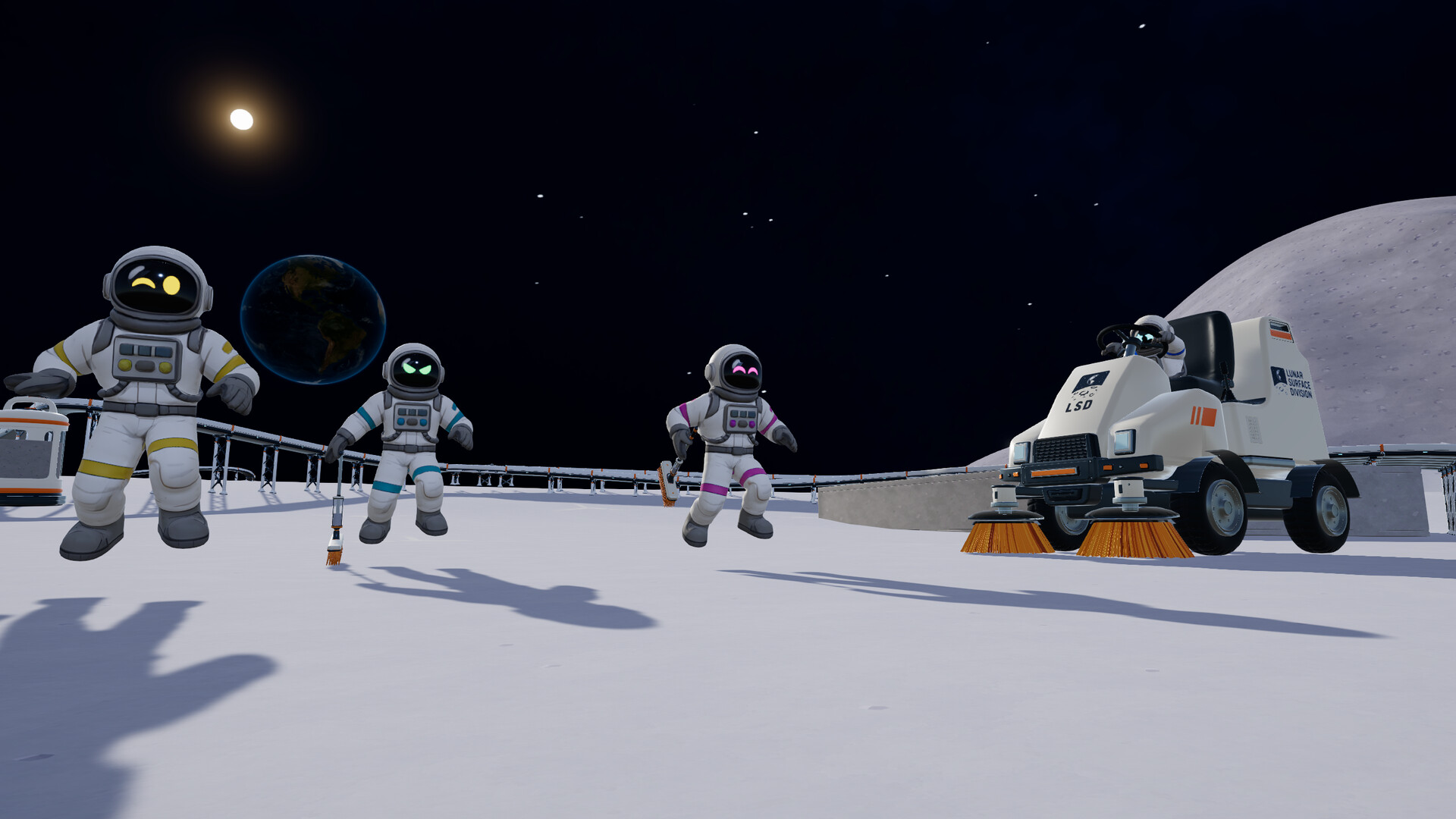 Moon Sweepers Depots and shipments